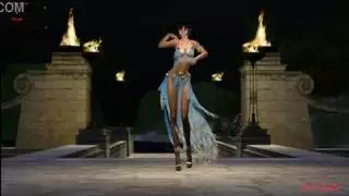 عاهرة غريبة زرقاء تتعرض لاختراق مزدوج من بي بي سي في غرفة نوم السلطان